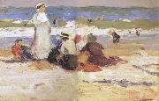Edward Henry Potthast Prints At the beach china oil painting artist